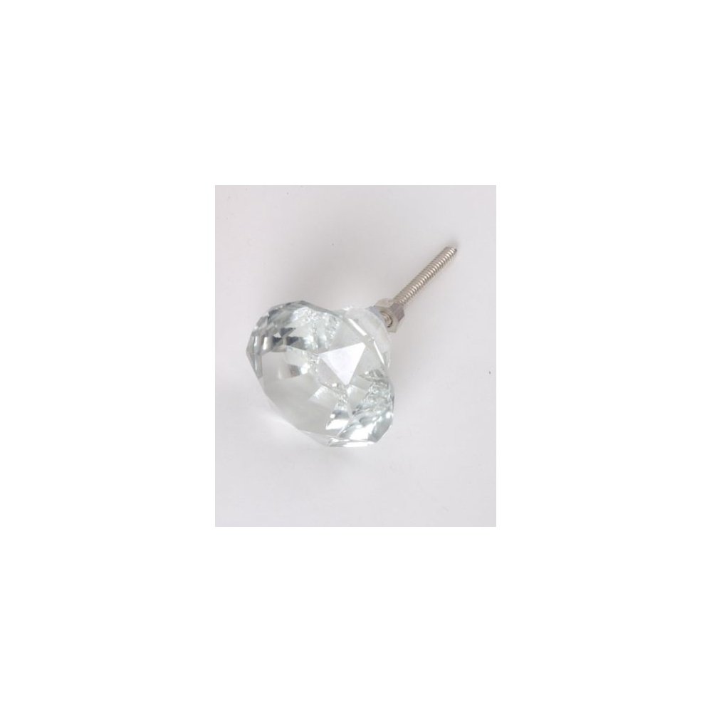 Bombay Duck 4Cm Faceted Glass Drawer Knob