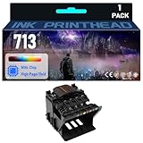 JIABINGBEI 713 3ED58A Ink Printhead (with chip) High Yield Compatible Replacement for HP DesignJet T210 T230 T250 T630 T650 Printers,1set