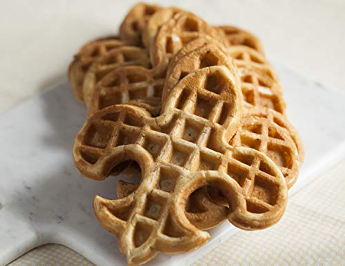 Fleur De Lis Belgian Waffle Maker | Non-stick Waffle Iron | Works Perfectly for Chaffles, Gluten Free or Paleo Pancake And Waffle Mix by bcoww - Image 5