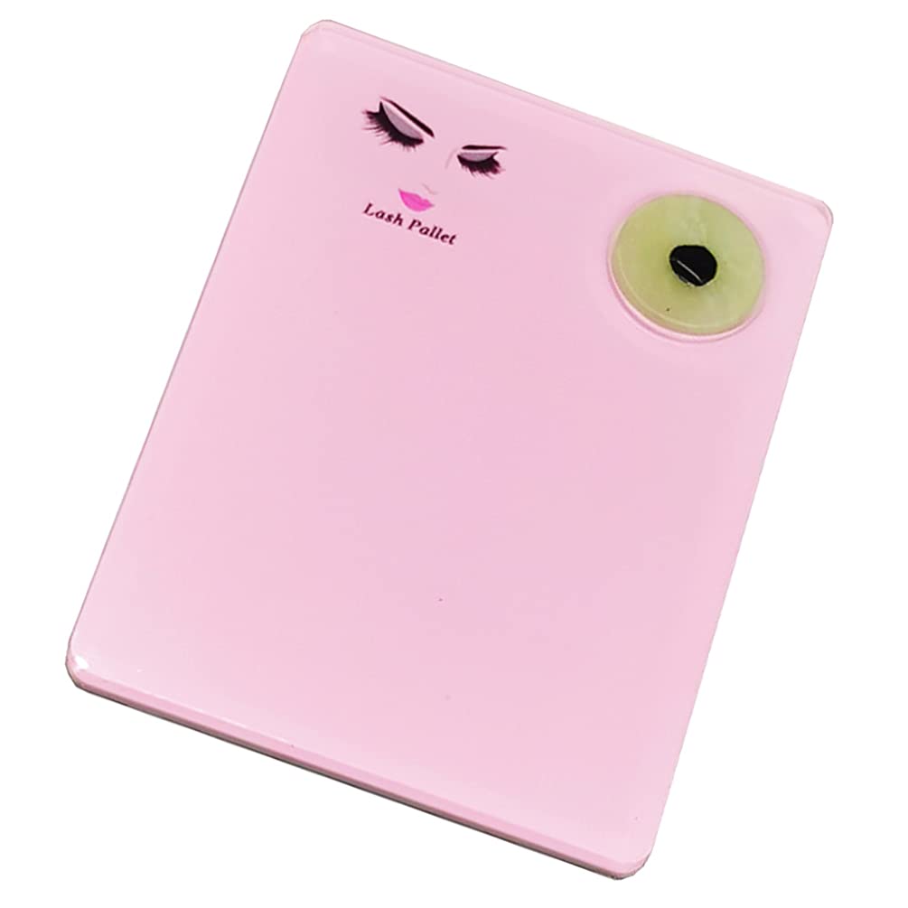 FOMIYES 1pc Eyelash Extension Eye Pallet for Pink False Lash Grafting Eyelash Pad Beauty Salon Tool Reusable Washable Gasket