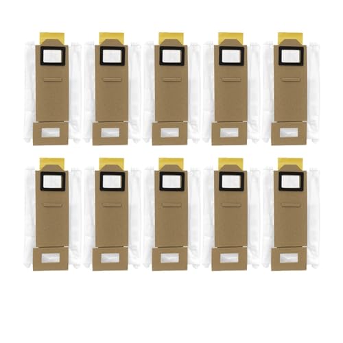 ダストバッグ交換用、互換性がありますロボロック T7S Plus S7 S7MAX MAXV掃除機アクセサリー家庭用バッグパーツに対応(10 pcs)