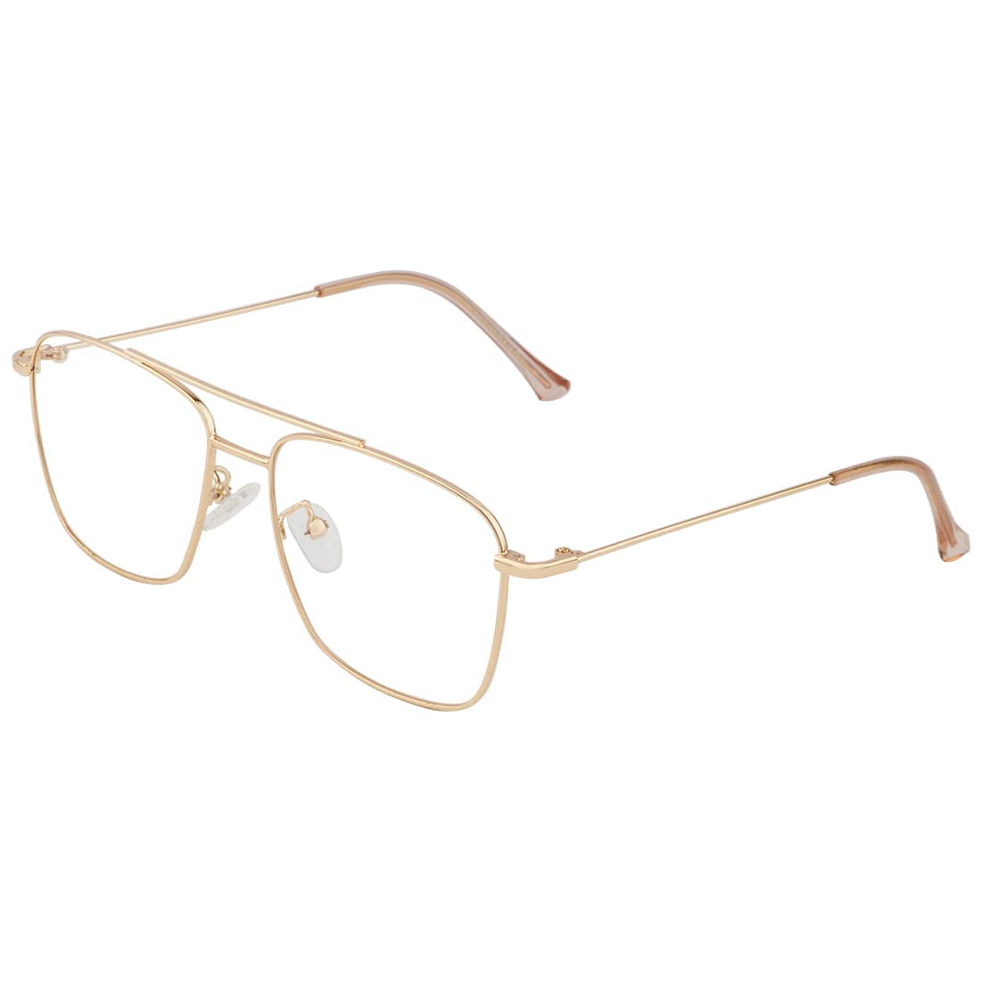 Dark Wost Blue Light Filter Computer Glasses UV Blocking Anti Glare Spectacle Frames for Men Women Eye Protection (GOLD) (B0C2L5BVV6) Amazon Price History, Amazon Price Tracker