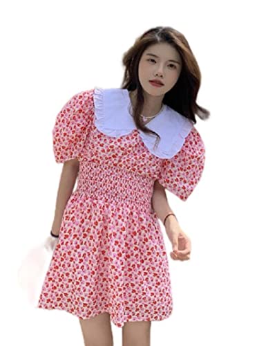 Robe imprimée florale WEITING la solution élégante contre les vêtements inconfortables en taille M