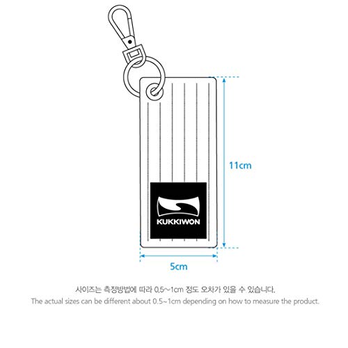 MOOTO Korea Taekwondo Kukkiwon Black Mini Belt Key Ring Holder Chain Accessories Keyring Keychain KeyHolder