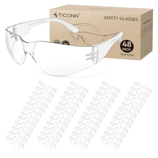 TICONN Safety Glasses with Scratch Resistance
