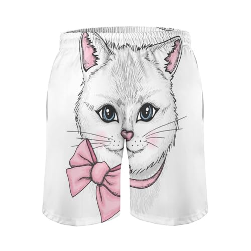 Short de bain homme chat résistant au chlore pour la piscine - 6