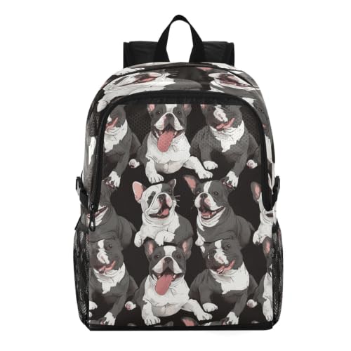 Sac à dos de randonnée pliable motifs chiens pour voyage léger
