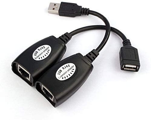 CARE CASE® RJ45 150ft USB Male to Female Over Cat5/5e/6 Extension...