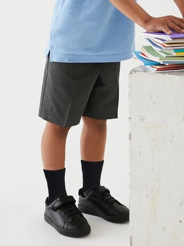 Image of COTTON DAY Unisex School Kids Boys Girls Soft Combed Cotton Athletic Socks