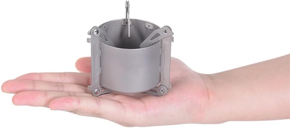 PDGJG Alloy Mini Stove Spirit Burner Outdoor Camping Foldable Stands Brackets : Sports & Outdoors