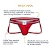 Bike Athletic Mesh Jockstrap | Breathable Mesh Pouch for Sweat Control | Durable Elastic Waistband for Superior Comfort and Fit | Iconic Since 1874 | Perfect for Athletics and Fashion Red