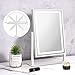 IBRIGHTSO Vanity Mirror with Lights, Hollywood Makeup Mirror, Touch Control, 3 Color Lighting Modes, Dimmable, Detachable 10X Magnification Mirror, 360 Rotation (16in, White)
