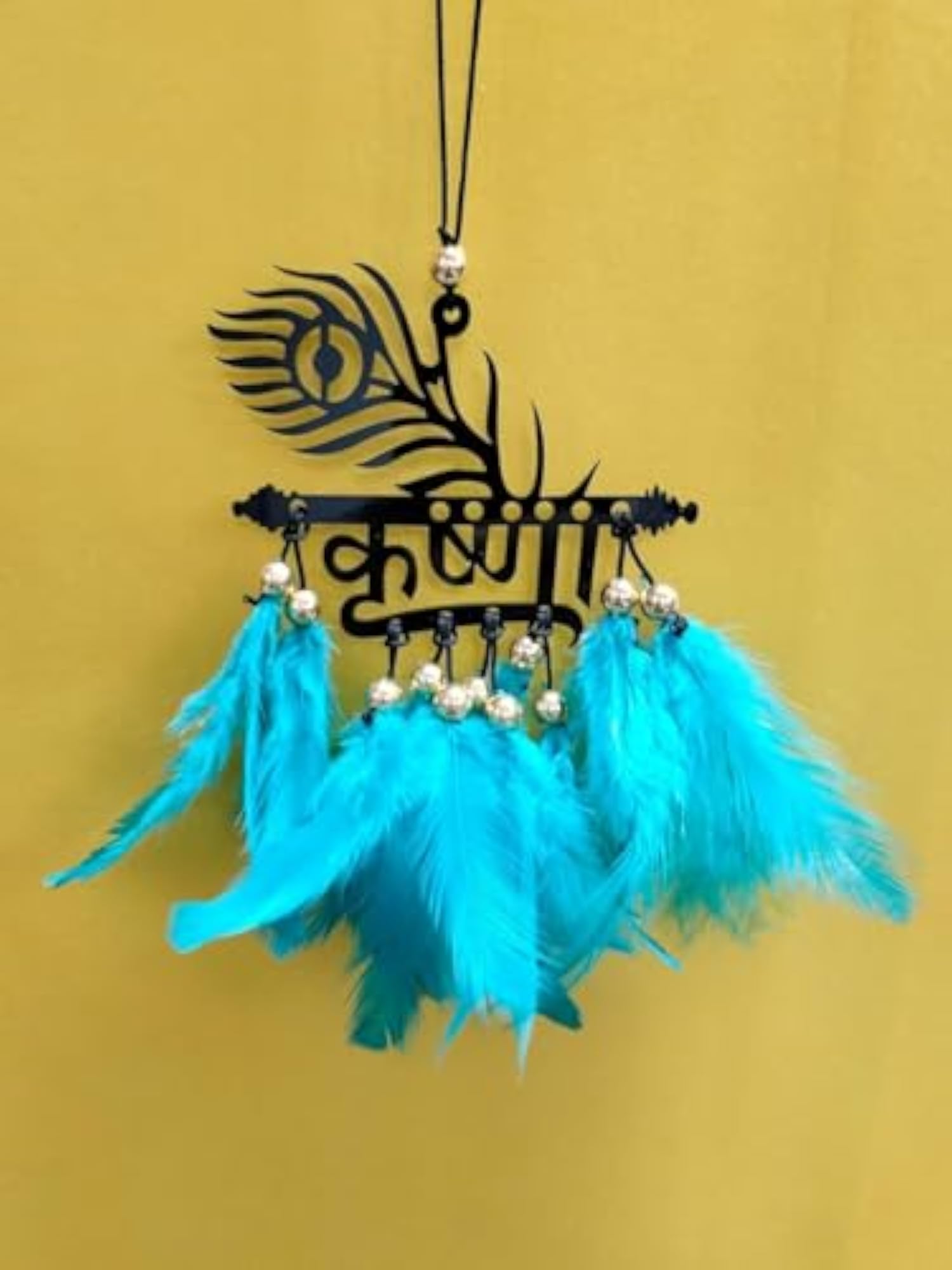 Krishna Theme Dream Catcher Car Hanging Decor