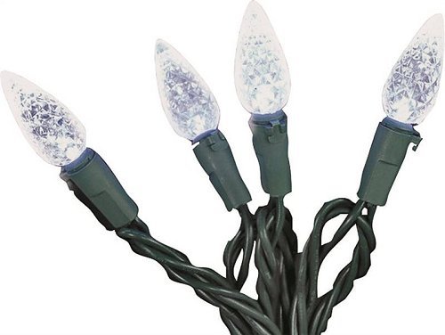 Holiday Basix U09E517B Replacement Bulb, C6 LED Bulb, White