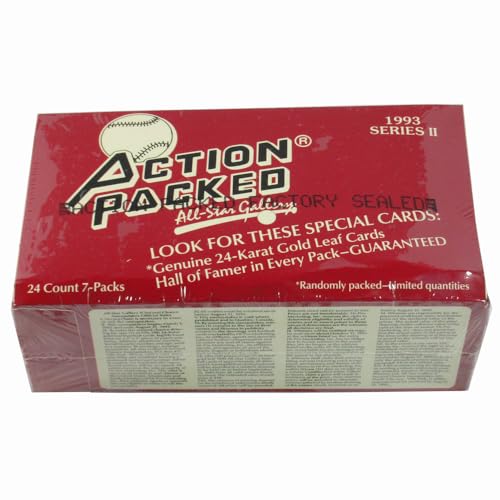 1993 Action Packed Baseball Series 2 Hobby Box Sealed (24 Packs)