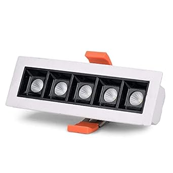 Harold Electricals Laser Blade Linear Spotlight, Recessed Mounted Downlight for Indoor Lighting, Showroom, Studio (10W - 40x140MM, Neutral White Light)(AC, Metal)