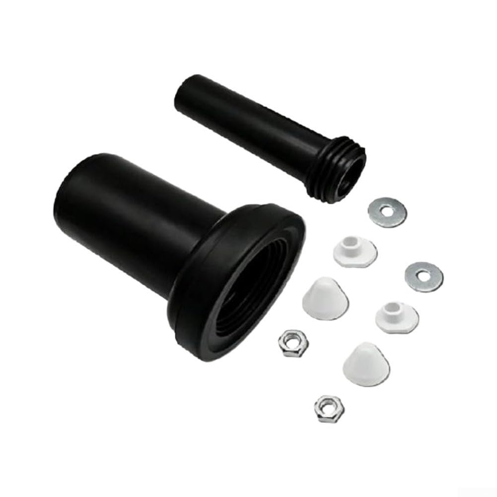 Conector Tubo para wc para geberit Negro 31cm Estanco Conector(18.5cm)
