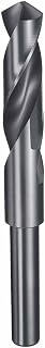 HARFINGTON 17mm Drill Bit 1/2" Reduced Shank Round 4241 High Speed Steel Nitriding Black 118° Standard Point for Plastic Wood Copper Aluminum Iron Medium Soft Metal