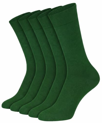 Image of Mysocks Unisex Extra Fine Combed Cotton Crew Socks |5 Pairs Set | Seamless Toe | Make Your Steps Enjoyable