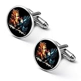 Roosters Fighting Cock Cufflinks for Men Women Cuff Studs Business Suit Shirt Jewelry Accessories
