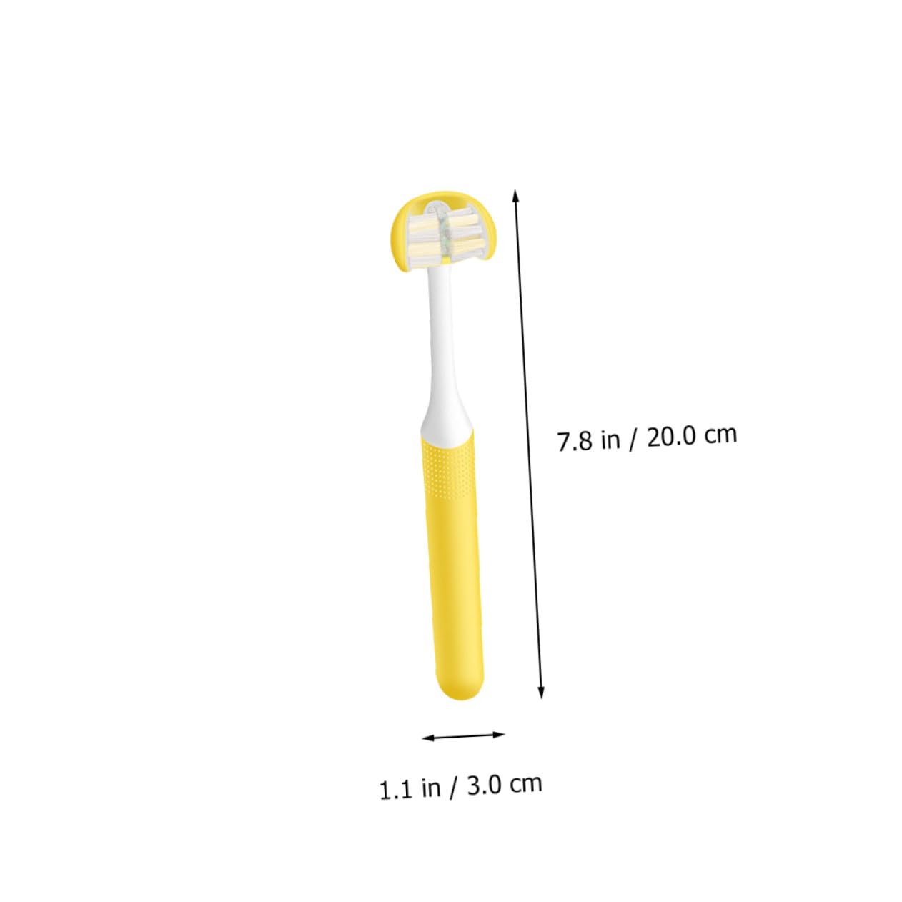 Spazzolino Portatile Design Avvolgente Adulti per Manuale e Impugnatura a 3 Lati, Materiale Pp Comoda per Pulizia Orale e Cura dei Denti