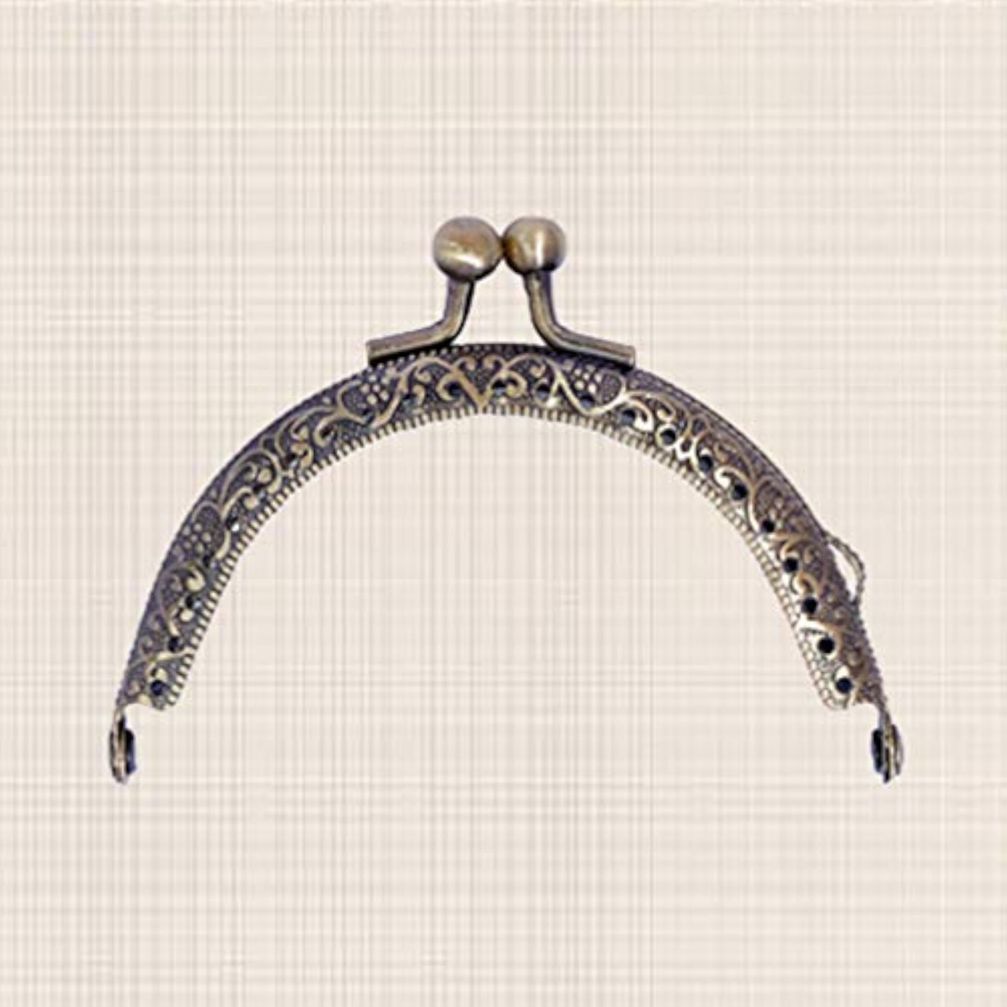 Retro Arch Metal Purse Frame for DIY Crafting