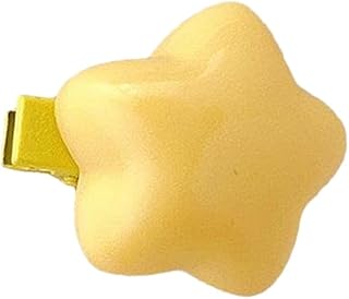 Horquilla para el pelo con forma de estrella y pico de pato, color caramelo, para cola de caballo, flequillo, horquillas para adolescentes y niños