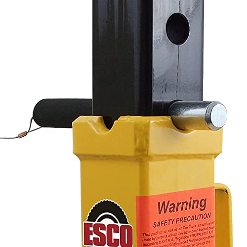 ESCO 22 Ton Heavy Duty Jack Stands with Locking Support Pin, 1 Pair, Yellow
