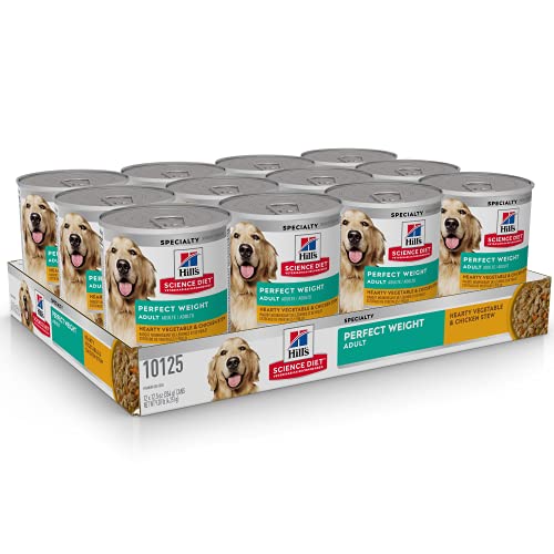 Hill's Science Diet Wet Dog Food, Adult, Perfect Weight for Weight Management, Hearty Vegetable & Chicken Stew Recipe… - Image 5
