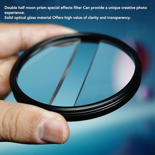 Center Field Split Diopter Effect Filter, 82mm, Multi Coating, Blurry Refraction Photography Filter - Image 4