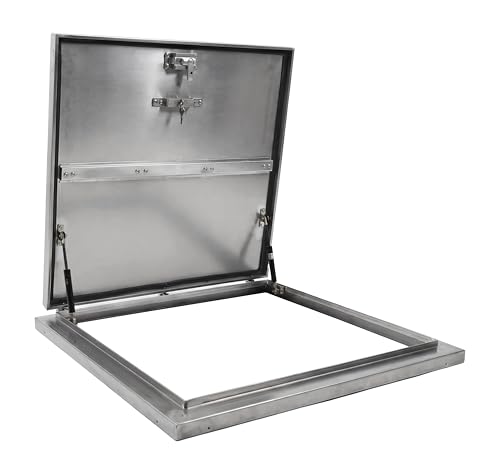 FL819 - Roof Hatch External Handle May Break/FMVSS 217 - 2019-2020 Thomas Built Minotour, Saf-T Liner C2, Saf-T Liner EFX, & Saf-T Liner HDX School Buses 5 Natotela 31.5x31.5in Roof Hatch,304 Stainless Steel Square Roof Access Hatch Lid Security Door,Reinforced Rib Rooftop Attic Hatch Door with Internal Handle and Lock Latch,32in Clear Opening Rainproof