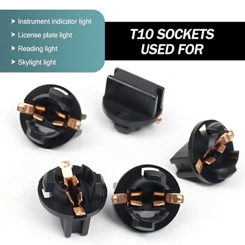 Socket de lámpara LED T10 para tablero de auto miniatura 5