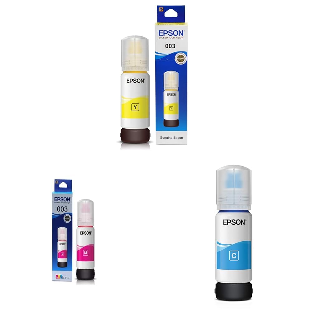 Epson 003 65ml Ink Bottle (Yellow);Compatible with :L3110 /L3101/ L3150 / L4150 / L4160 / L6160 / L6 (B08D42BZX6) Amazon Price History, Amazon Price Tracker