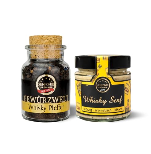 Whisky Set mit Senf & Pfeffer Premium