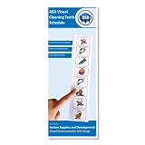 Visual Cleaning Teeth Schedule - Easy Clean Routine Board Compatible with PECs Symbols & Boardmaker