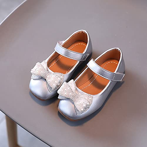 Girls Dress Shoes Princess Shoes for Toddler Little Girl Mary Jane Low Heels Glitter Flower Party Wedding Footwear2