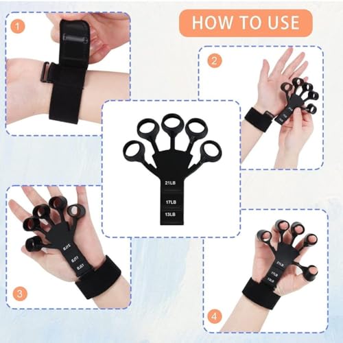 Image of Strengthener Hand Gripper for Men & Women for Gym Workout Hands Exercise Equipment to Use in Home for Finger Exercise Power Gripper