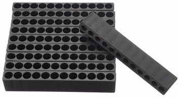 10pcs 12 Holes Screwdriver Bit Holder Drill Head Storage Case