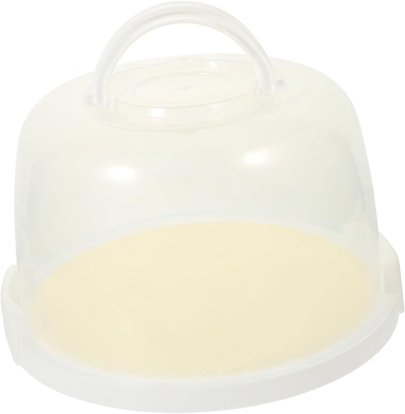 Ciieeo Portable Handheld Cake Carrier Box Reusable Transparent Cake Container for Outdoor Parties Birthday Celebrations and Home Use Easy to Clean and Height