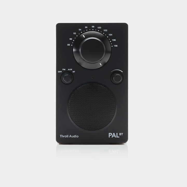 Tivoli Audio PAL BT (Gen 3) Radio FM Bluetooth Portátil USB C Negro