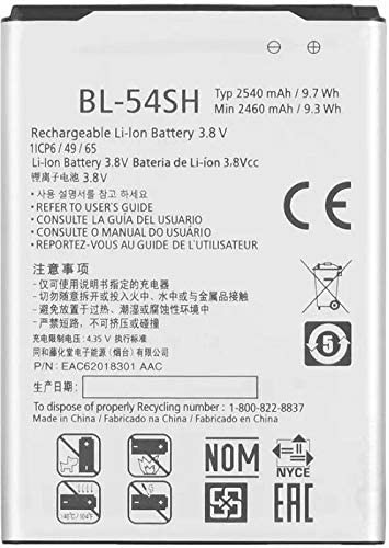 Image of Original Replacement Part for LG Magna, L Prime, L Bello, G3s, G3 Beat, L90, L80 Dual, L80, L90 Dual Replacement Part Model BL54SH (2540mAh) with 6 Months Warranty
