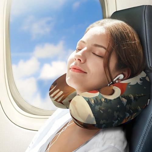 Almohada Viscoelástica de Viaje Talla Única miniatura 3