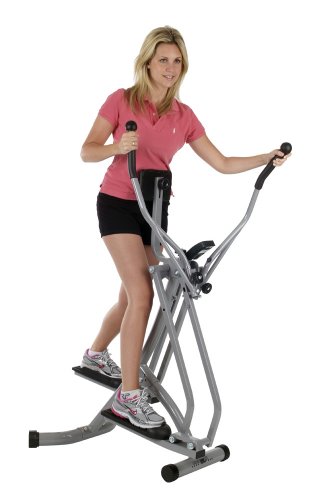 Christopeit Sport Walker Silber – klappbarer Ellipsentrainer – Crosstrainer bis 100kg Gewicht – Stepper mit LCD-Display - 2