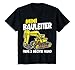 Kinder Mini Bauleiter Bauherr Bagger Kinder Junge Lustig Baustelle T-Shirt