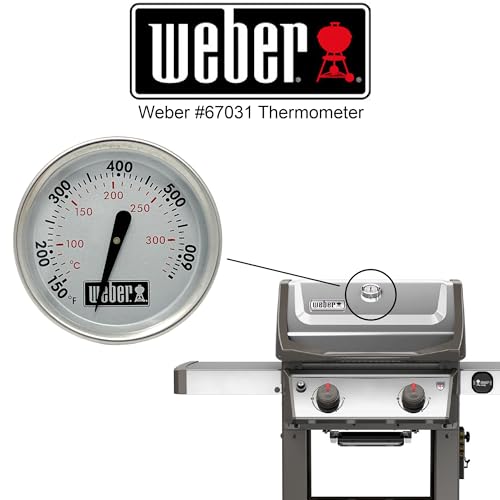 Weber 67031 Spirit II Thermometer 1-13/4" Diameter