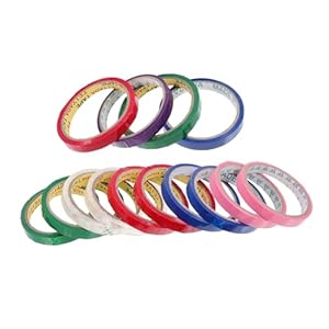 JUMPLAWN 14 Rollen Filamentband Beutelverschlussband