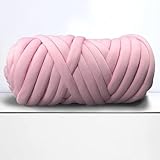 Arm-Knitting Yarn for DIY Knitting Crocheting, Not Finished Item, (Pink 0.55lb)