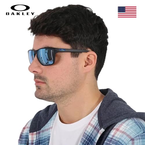 Image of Oakley SYLAS OO9448 Rectangle Shape Sunglasses With Official Eyewear Kit | Men's Sunglasses