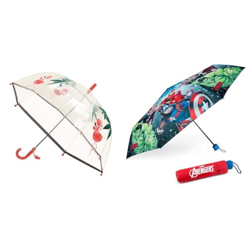 Parapluie enfant transparent cloche pour l'école sous la pluie
