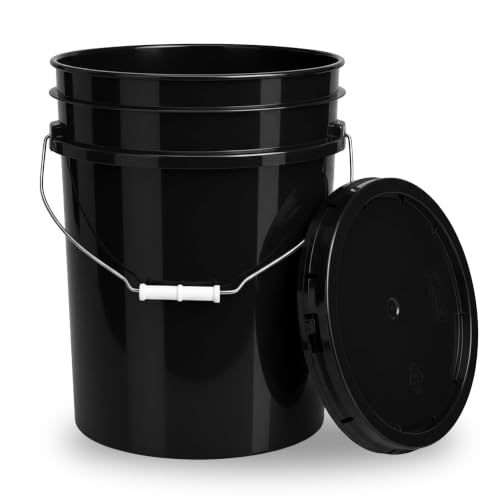 5 Gallon Bucket - Food Grade wLid BPA-Free12 Pack - White | Airtight Gasketed Tear Strip Lid Heavy-Duty 90 Mil HDPE Plastic Pail Bulk Storage Food Safe Durable Container Made in USA product thumbnail 10